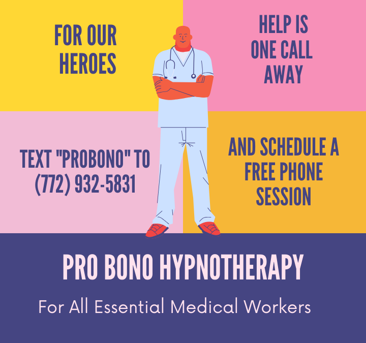 Pro bono Hypnotherapy Sessions for Essential Medical Workers